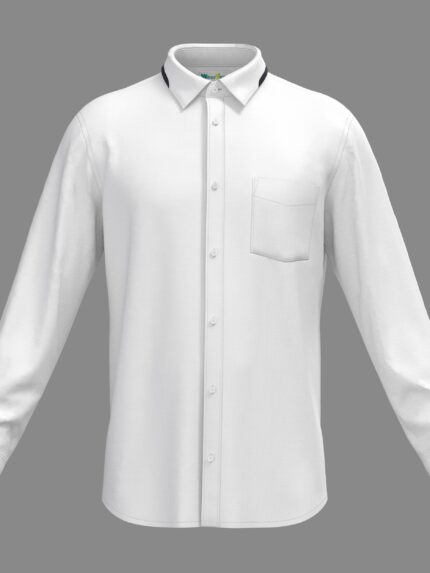 Nude stripe shirt front | stripe shirt | Men Shirt | Custom Tailored Shirt | Virtual Bespoke | Free | Alteration