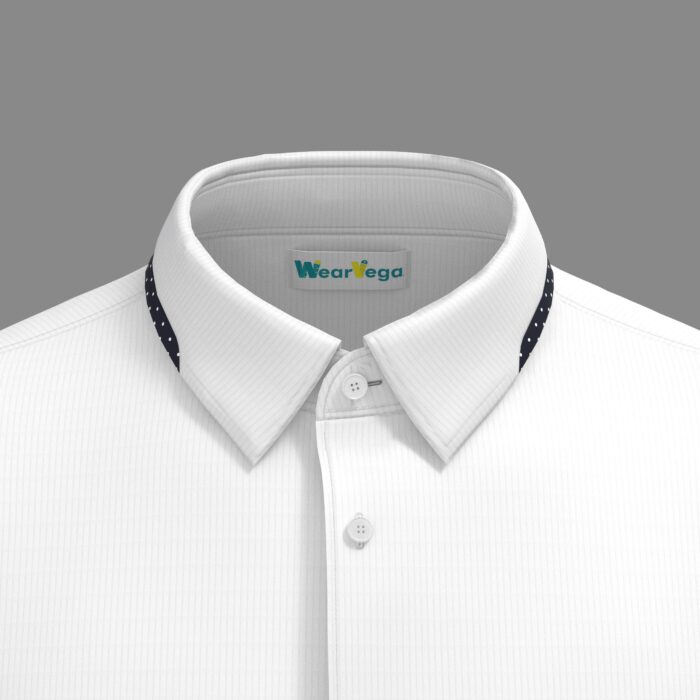 stripy Dotted shirt collar | stripy Dotted shirt | Men Shirt | Custom Tailored Shirt | Virtual Bespoke | Free | Alteration