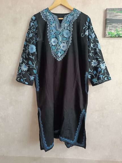 Kashmiri Pheran - Black