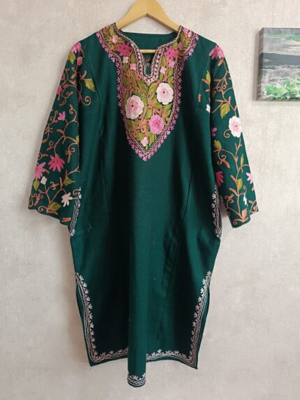 Kashmiri Pheran - Dark Green