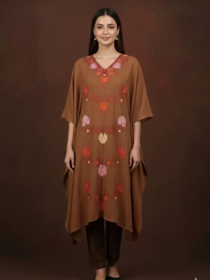 Kashmiri Kaftan - Brown