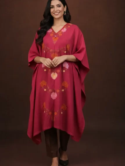 Kashmiri Kaftan - Red